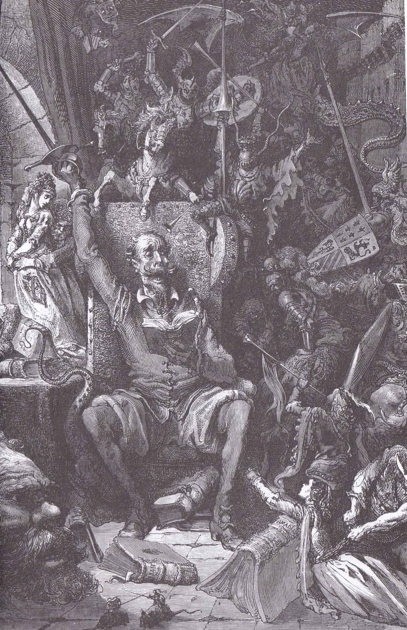 Abb. 1: Gustave Doré - Don Quijote. Verlag: Goldmann. 