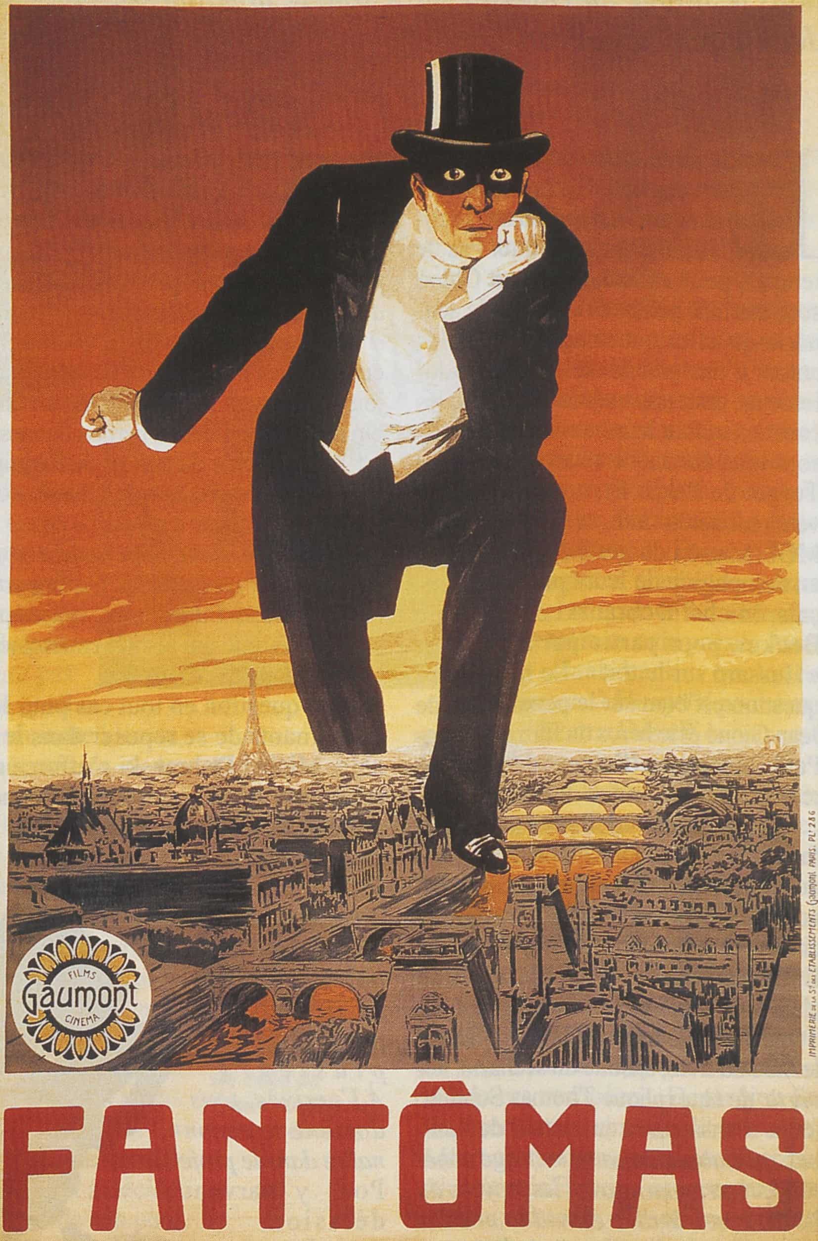 Abb. 4: Filmplakat zu Fantômas (Louis Feuillade 1913/4)
