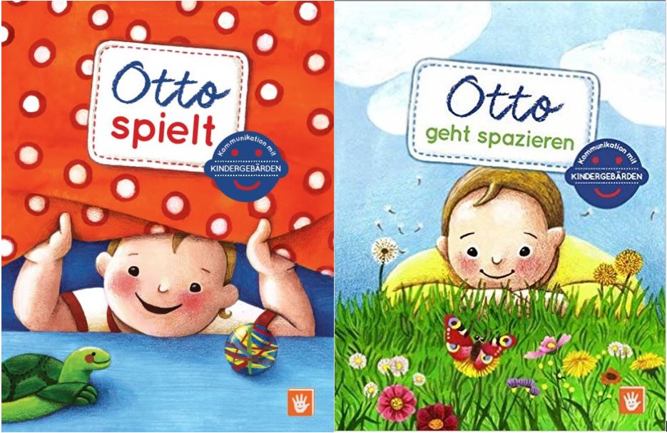 Butz, Birgit/Mohos, Anna-Kristina/Pap, Kata: Otto spielt / Otto geht spazieren. Kindergebärden
