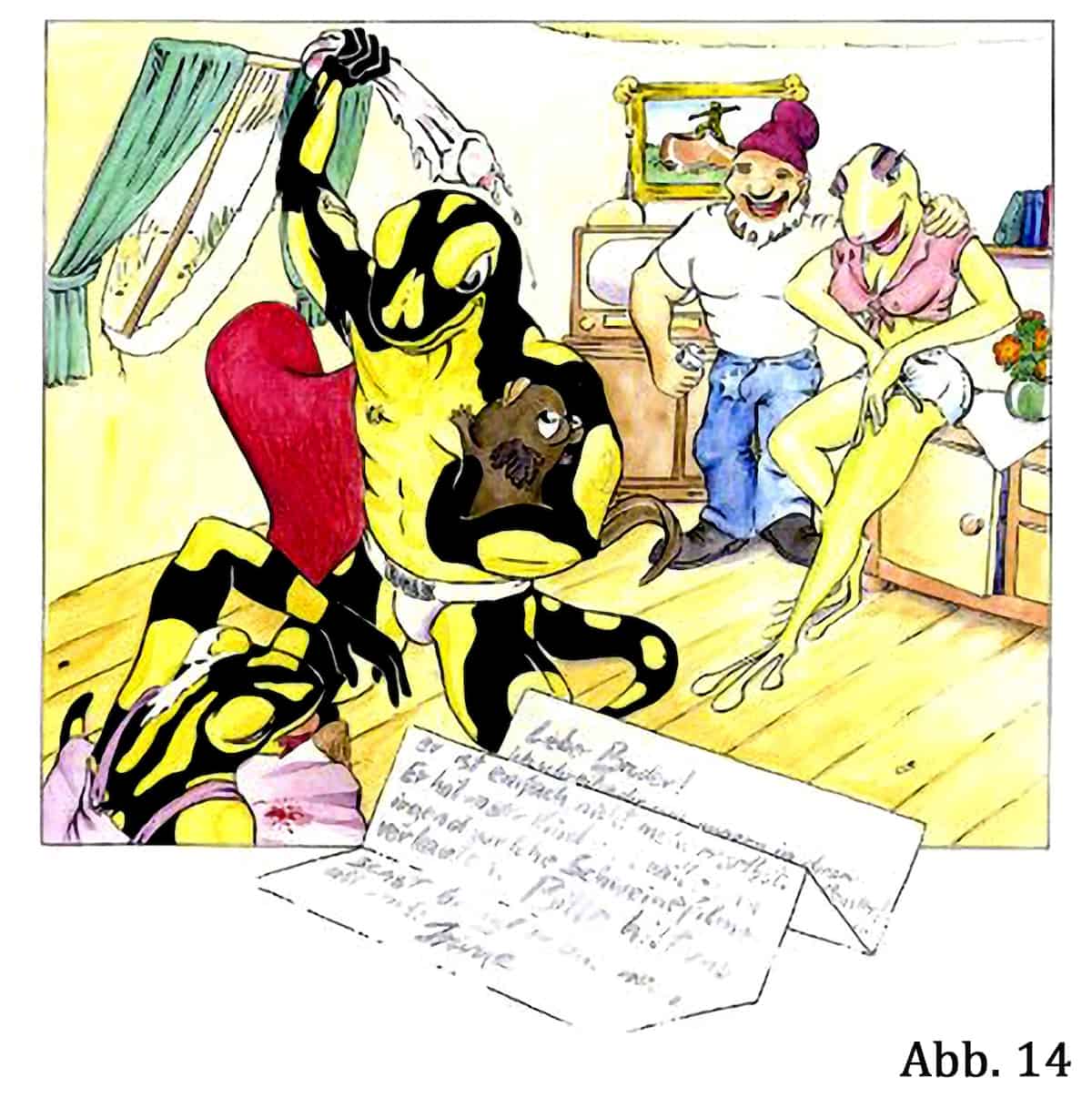 Abb. 14: Lurchi für Erwachsene: Sex'n'Crime in Lurchland Memories (Granacher 2002)